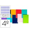 CUADERNO ESPIRAL LIDERPAPEL CUARTO SMART TAPA BLANDA 80H 60GR CUADR...