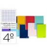 CUADERNO ESPIRAL LIDERPAPEL CUARTO SMART TAPA BLANDA 40H 60GR CUADR...