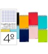 CUADERNO ESPIRAL LIDERPAPEL CUARTO APAISADO SMART TAPA BLANDA 80H 6...