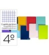 CUADERNO ESPIRAL LIDERPAPEL CUARTO SMART TAPA BLANDA 80H 60GR CUADR...