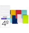 CUADERNO ESPIRAL LIDERPAPEL CUARTO SMART TAPA BLANDA 80H 60GR PAUTA...