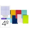 CUADERNO ESPIRAL LIDERPAPEL CUARTO SMART TAPA BLANDA 80H 60GR MILIM...