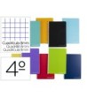 CUADERNO ESPIRAL LIDERPAPEL CUARTO WITTY TAPA DURA 80H 75GR CUADRO ...