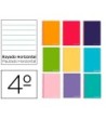 CUADERNO ESPIRAL LIDERPAPEL CUARTO WITTY TAPA DURA 80H 75GR RAYADO ...