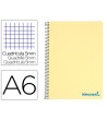 CUADERNO ESPIRAL LIDERPAPEL A6 MICRO WONDER TAPA PLASTICO 120H 90 G...