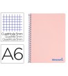 CUADERNO ESPIRAL LIDERPAPEL A6 MICRO WONDER TAPA PLASTICO 120H 90 G...