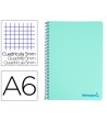CUADERNO ESPIRAL LIDERPAPEL A6 MICRO WONDER TAPA PLASTICO 120H 90 G...