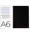 CUADERNO ESPIRAL LIDERPAPEL A6 MICRO WONDER TAPA PLASTICO 120H 90 G...