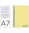 CUADERNO ESPIRAL LIDERPAPEL A7 MICRO WONDER TAPA PLASTICO 100H 90 G...