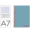 CUADERNO ESPIRAL LIDERPAPEL A7 MICRO WONDER TAPA PLASTICO 100H 90 G...