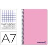 CUADERNO ESPIRAL LIDERPAPEL A7 MICRO WONDER TAPA PLASTICO 100H 90 G...