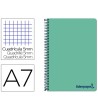 CUADERNO ESPIRAL LIDERPAPEL A7 MICRO WONDER TAPA PLASTICO 100H 90 G...