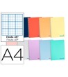 CUADERNO ESPIRAL LIDERPAPEL A4 WONDER TAPA PLASTICO 80H 90GR RAYADO...