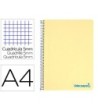 CUADERNO ESPIRAL LIDERPAPEL A4 MICRO WONDER TAPA PLASTICO 120H 90 G...