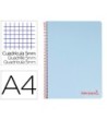 CUADERNO ESPIRAL LIDERPAPEL A4 MICRO WONDER TAPA PLASTICO 120H 90 G...