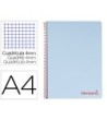CUADERNO ESPIRAL LIDERPAPEL A4 WONDER TAPA PLASTICO 80H 90GR CUADRO...