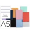 CUADERNO ESPIRAL LIDERPAPEL A5 WONDER TAPA PLASTICO 80H 90G RAYADO ...