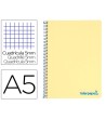 CUADERNO ESPIRAL LIDERPAPEL A5 MICRO WONDER TAPA PLASTICO 120H 90G ...