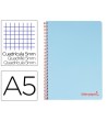 CUADERNO ESPIRAL LIDERPAPEL A5 MICRO WONDER TAPA PLASTICO 120H 90G ...