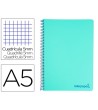 CUADERNO ESPIRAL LIDERPAPEL A5 MICRO WONDER TAPA PLASTICO 120H 90G ...