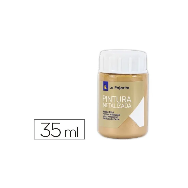 PINTURA METALIZADA LA PAJARITA ORO DUCADO 35 ML