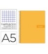 CUADERNO ESPIRAL LIDERPAPEL A5 MICRO CRAFTY TAPA FORRADA 120H 90 GR...