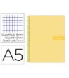 CUADERNO ESPIRAL LIDERPAPEL A5 MICRO CRAFTY TAPA FORRADA 120H 90 GR...