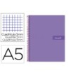CUADERNO ESPIRAL LIDERPAPEL A5 MICRO CRAFTY TAPA FORRADA 120H 90 GR...