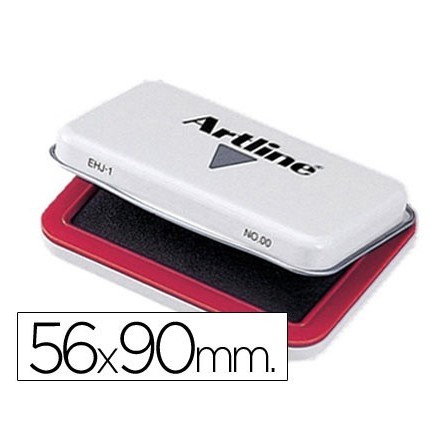 TAMPON ARTLINE Nº 0 ROJO -56X90 MM