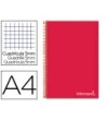 CUADERNO ESPIRAL LIDERPAPEL A4 MICRO JOLLY TAPA FORRADA 140H 75 GR ...