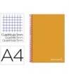 CUADERNO ESPIRAL LIDERPAPEL A4 MICRO JOLLY TAPA FORRADA 140H 75 GR ...