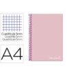 CUADERNO ESPIRAL LIDERPAPEL A4 MICRO JOLLY TAPA FORRADA 140H 75 GR ...