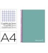 CUADERNO ESPIRAL LIDERPAPEL A4 MICRO JOLLY TAPA FORRADA 140H 75 GR ...