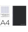 CUADERNO ESPIRAL LIDERPAPEL A4 MICRO JOLLY TAPA FORRADA 140H 75 GR ...