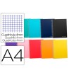 CUADERNO ESPIRAL LIDERPAPEL A4 MICRO JOLLY TAPA FORRADA 140H 75 GR ...