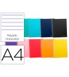 CUADERNO ESPIRAL LIDERPAPEL A4 MICRO JOLLY TAPA FORRADA 140H 75 GR ...