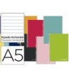 CUADERNO ESPIRAL LIDERPAPEL A5 MICRO JOLLY TAPA FORRADA 140H 75 GR ...