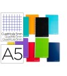 CUADERNO ESPIRAL LIDERPAPEL A5 MICRO WITTY TAPA DURA 140H 75GR CUAD...