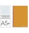 CUADERNO ESPIRAL LIDERPAPEL CUARTO WITTY TAPA DURA 80H 75GR CUADRO ...