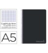 CUADERNO ESPIRAL LIDERPAPEL CUARTO WITTY TAPA DURA 80H 75GR CUADRO ...