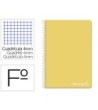 CUADERNO ESPIRAL LIDERPAPEL FOLIO WITTY TAPA DURA 80H 75GR CUADRO 4...