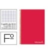 CUADERNO ESPIRAL LIDERPAPEL FOLIO WITTY TAPA DURA 80H 75GR CUADRO 4...