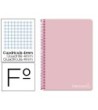 CUADERNO ESPIRAL LIDERPAPEL FOLIO WITTY TAPA DURA 80H 75GR CUADRO 4...