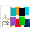 CUADERNO ESPIRAL LIDERPAPEL FOLIO WITTY TAPA DURA 80H 75GR LISO SIN...