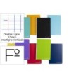 CUADERNO ESPIRAL LIDERPAPEL FOLIO WITTY TAPA DURA 80H 75GR RAYADO M...