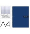 CUADERNO ESPIRAL LIDERPAPEL A4 CRAFTY TAPA FORRADA 80H 90 GR CUADRO...