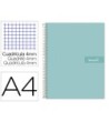 CUADERNO ESPIRAL LIDERPAPEL A4 CRAFTY TAPA FORRADA 80H 90 GR CUADRO...