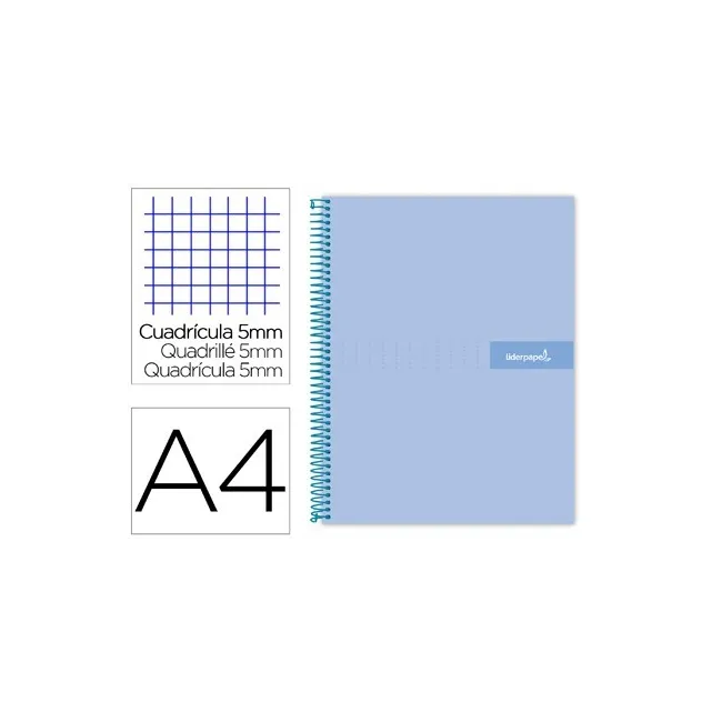CUADERNO ESPIRAL LIDERPAPEL A4 MICRO CRAFTY TAPA FORRADA 120H 90 GR...