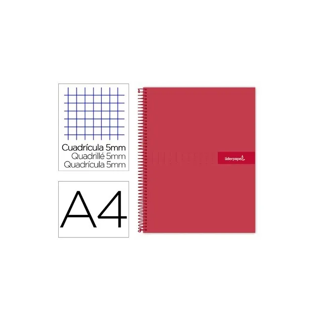 CUADERNO ESPIRAL LIDERPAPEL A4 MICRO CRAFTY TAPA FORRADA 120H 90 GR...