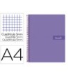 CUADERNO ESPIRAL LIDERPAPEL A4 MICRO CRAFTY TAPA FORRADA 120H 90GR ...